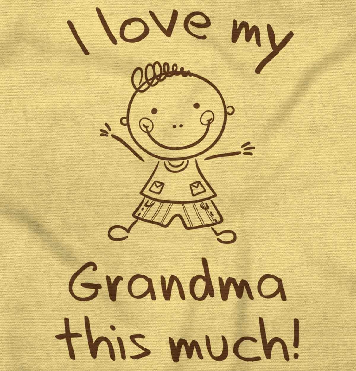 image:imageI Love My Grandma This Much Cute Toddler Boy Girl T ShirtButter