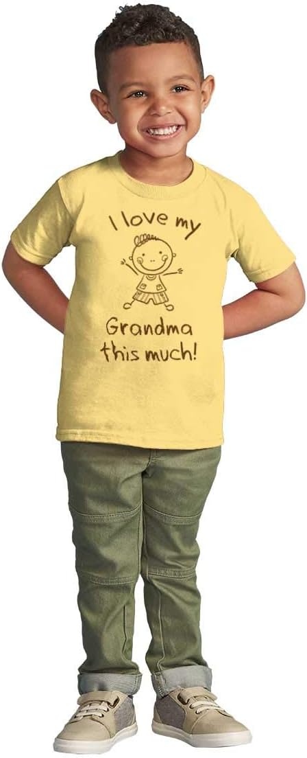 image:imageI Love My Grandma This Much Cute Toddler Boy Girl T ShirtButter