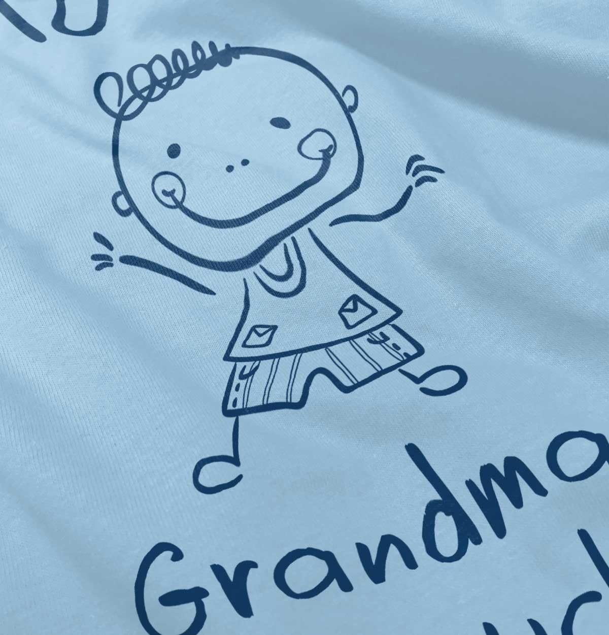 image:imageI Love My Grandma This Much Cute Toddler Boy Girl T ShirtLight Blue
