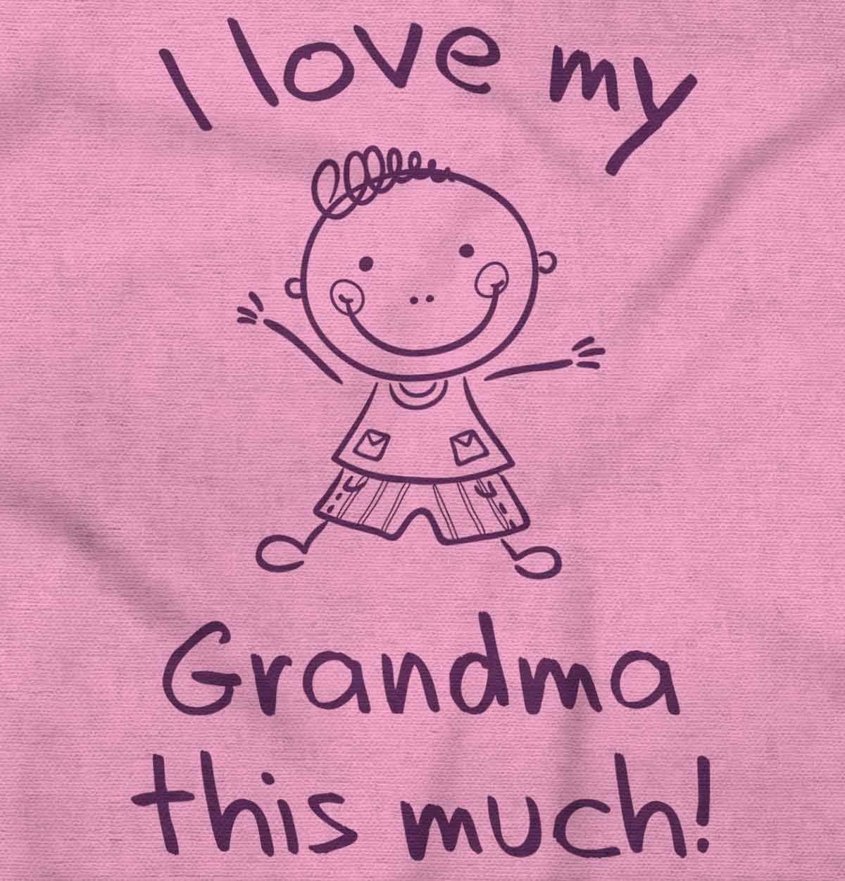image:imageI Love My Grandma This Much Cute Toddler Boy Girl T ShirtPink