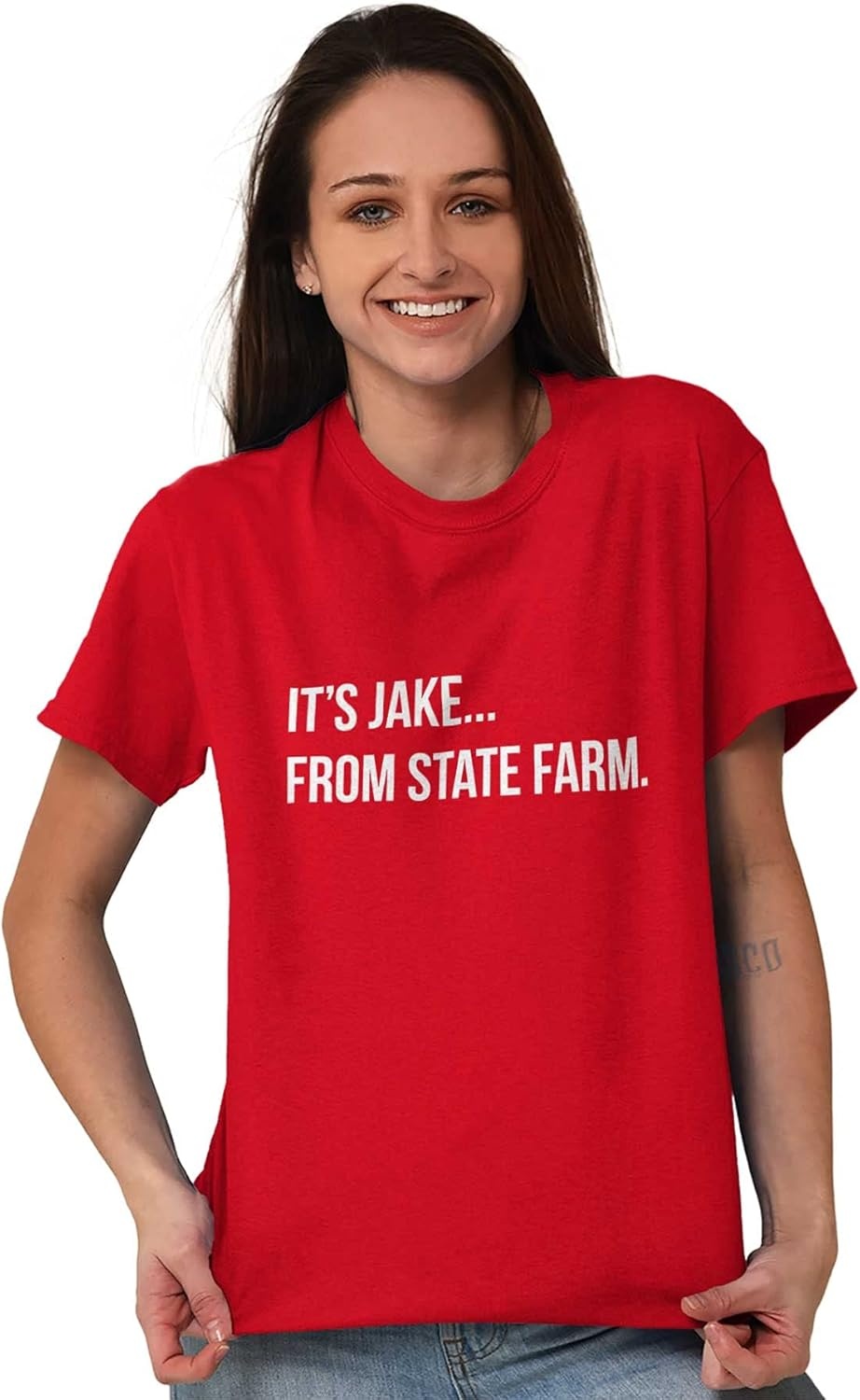 image:imageIts Jake Funny Pop Culture Quote Graphic T Shirt Men or WomenRed