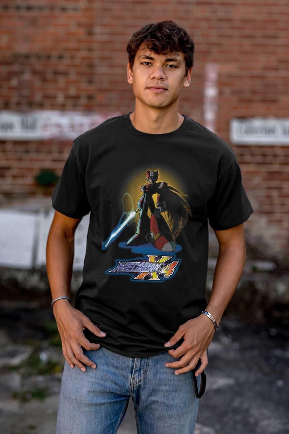 image:imageMega Man X4 Zero Blade ZSaber Graphic T Shirt Men or WomenBlack