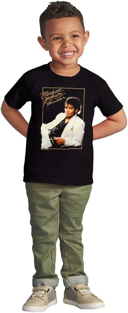 image:imageMichael Jackson Thriller Album Cover Toddler Baby Graphic T ShirtBlack