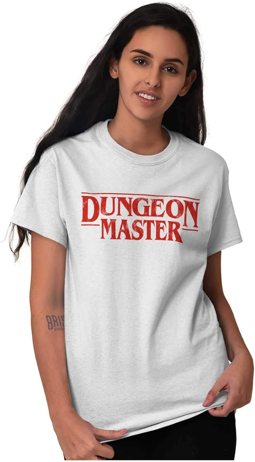 image:imageNerdy Fantasy Game Dungeon Master Graphic T Shirt Men or WomenWhite