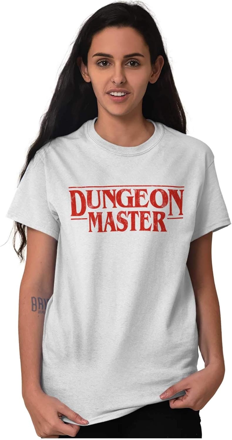 image:imageNerdy Fantasy Game Dungeon Master Graphic T Shirt Men or WomenWhite