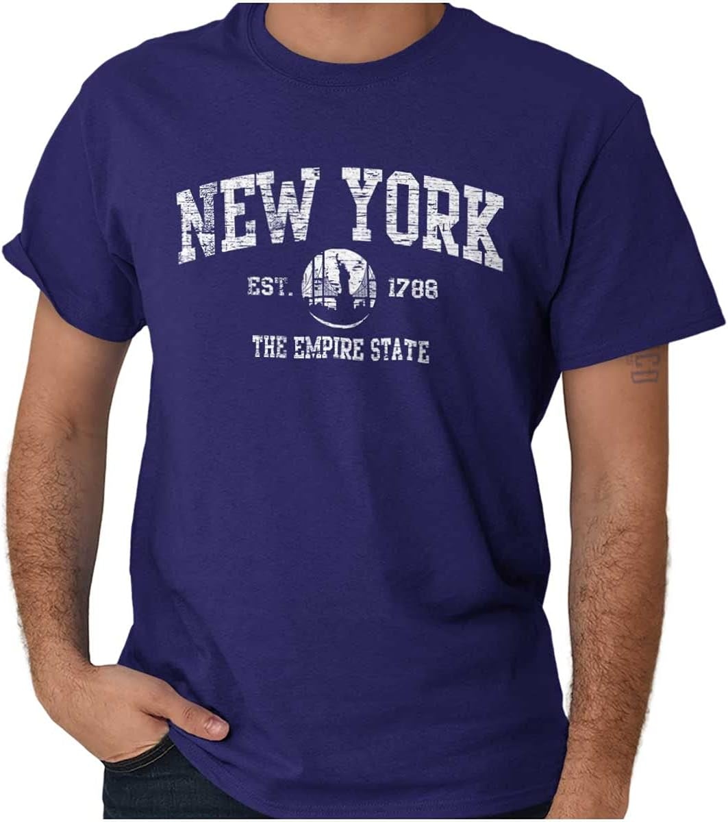 image:imageNew York NYC Empire Statue of Liberty Graphic T Shirt Men or WomenPurple