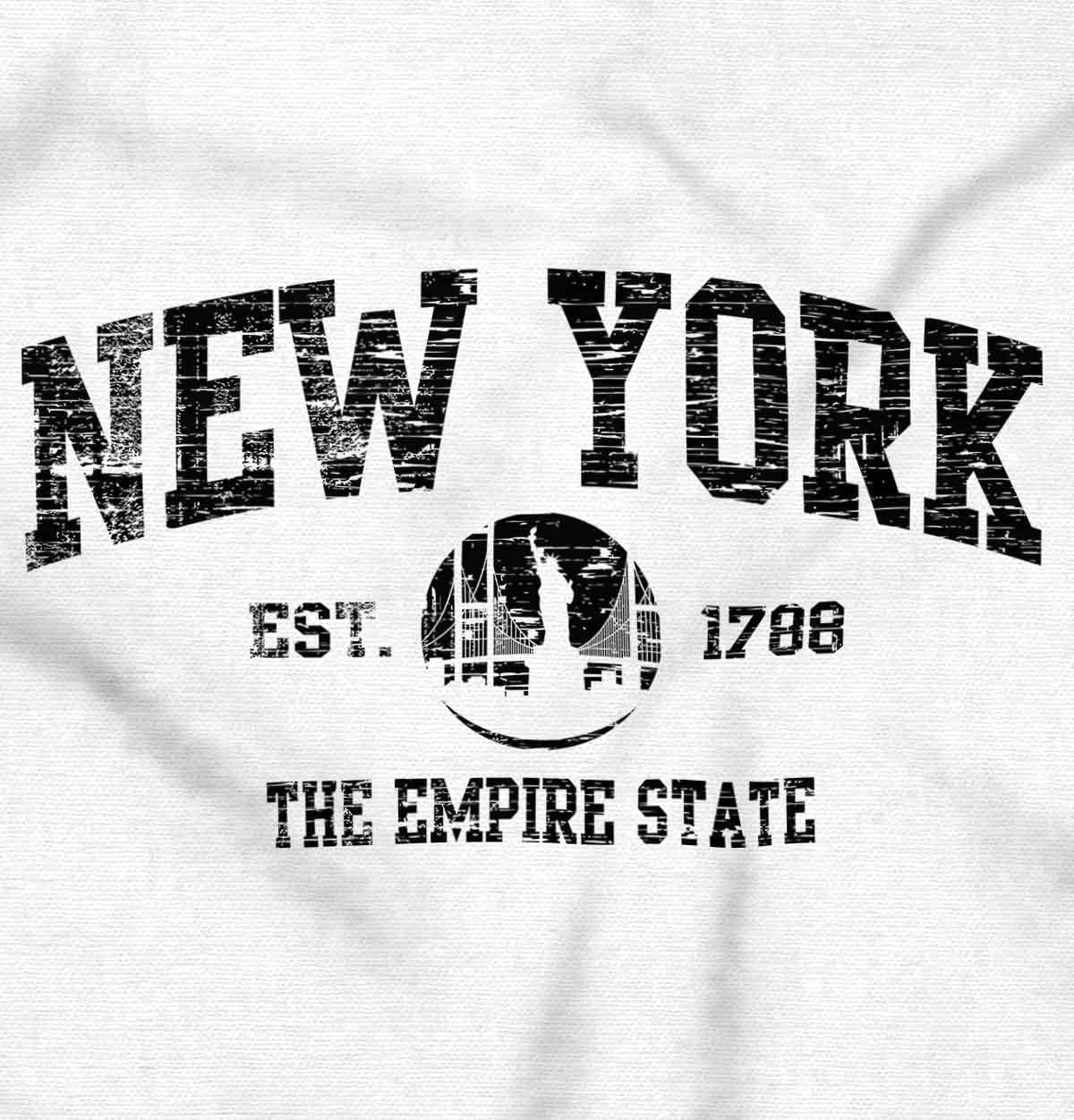 image:imageNew York NYC Empire Statue of Liberty Graphic T Shirt Men or WomenWhite