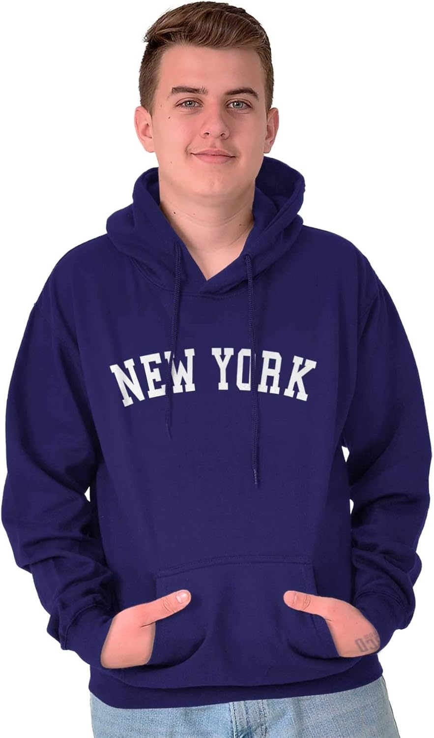image:imageNew York Simple Traditional Classic Hoodie Sweatshirt Women MenPurple