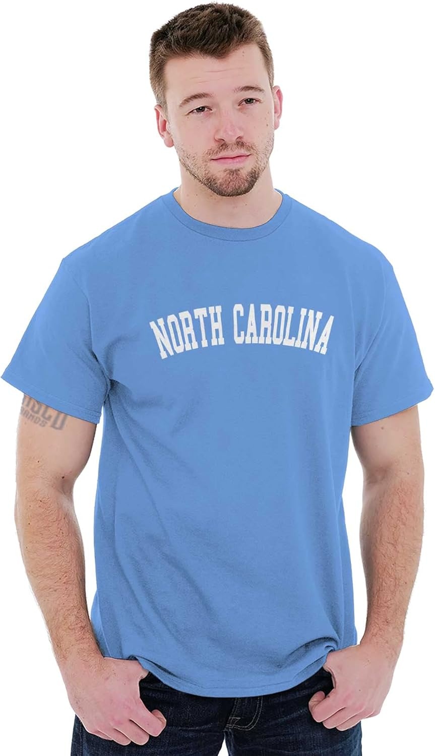 image:imageNorth Carolina Classic Souvenir Graphic T Shirt Men or WomenCarolina Blue