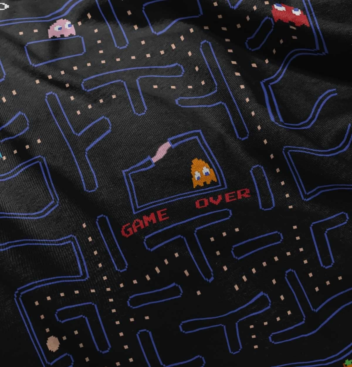 image:imagePacman Game Over Retro Video Gaming Toddler Boy Girl T ShirtBlack