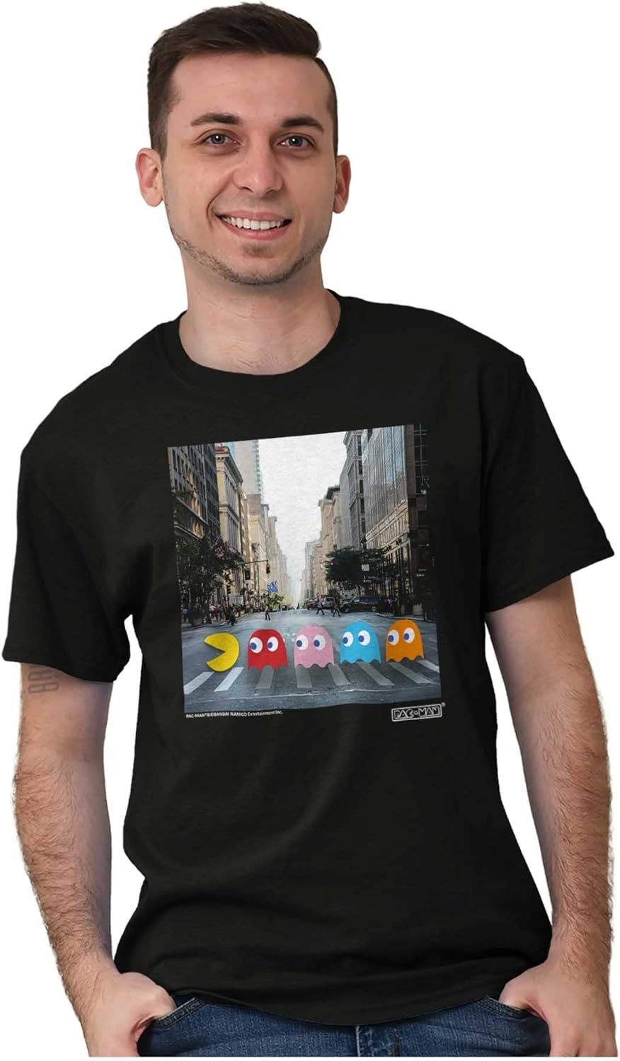 image:imagePacman Ghosts Classic Rock Album Graphic T Shirt Men or WomenBlack