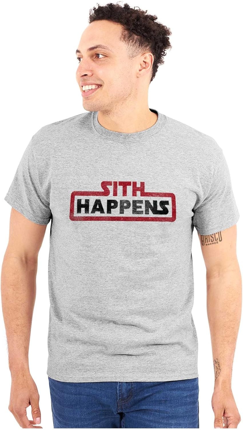 image:imageSpace Happens Evil Dark Galaxy Nerd Graphic T Shirt Men or WomenSport Grey