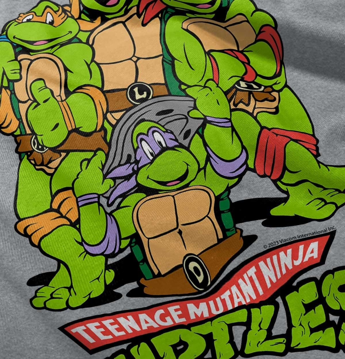 image:imageTeenage Mutant Ninja Turtle Gang Toddler Boy Girl T ShirtHeather