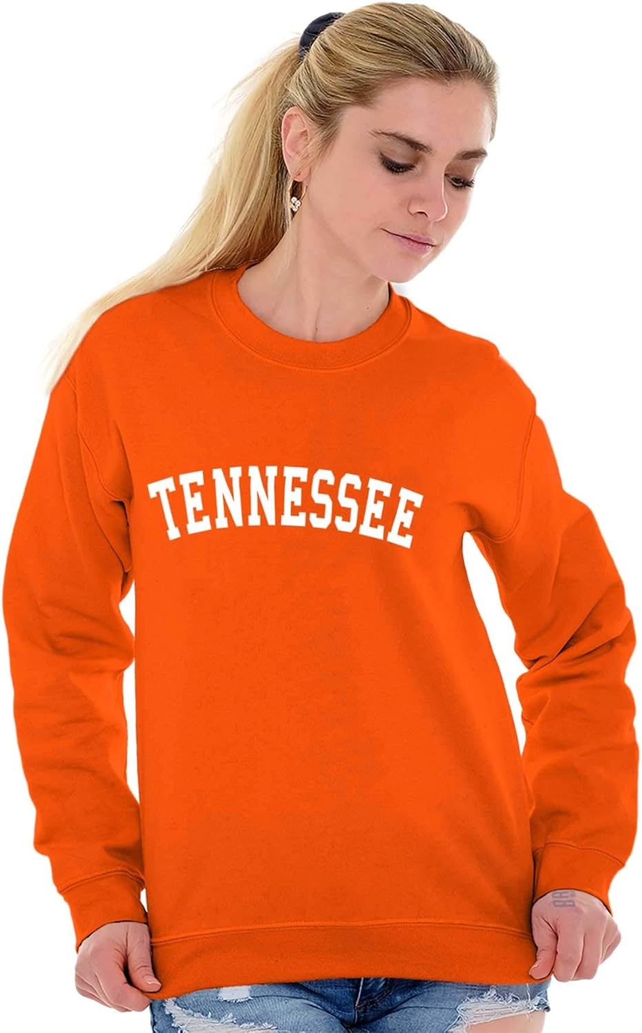 image:imageTennessee Simple Traditional Classic Sweatshirt for Men or WomenOrange