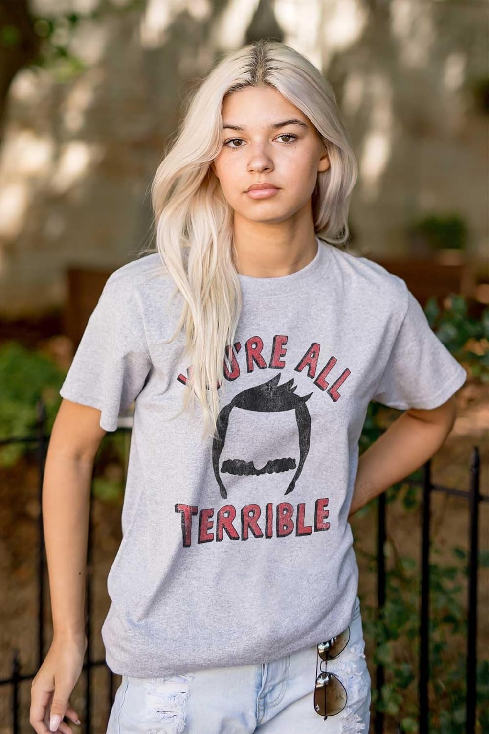 image:imageYoure All Terrible Family Father Graphic T Shirt Men or WomenSport Grey