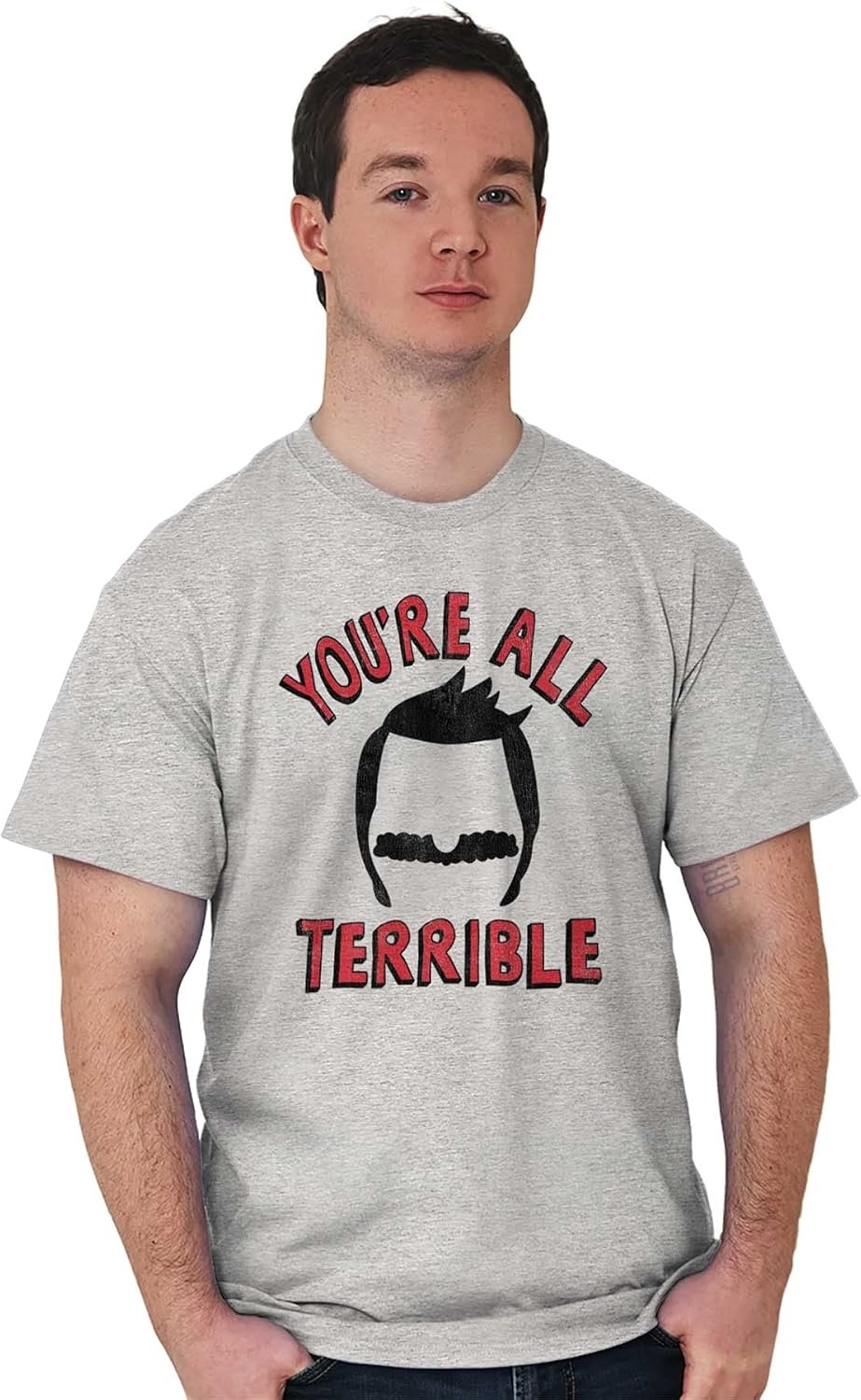 image:imageYoure All Terrible Family Father Graphic T Shirt Men or WomenSport Grey