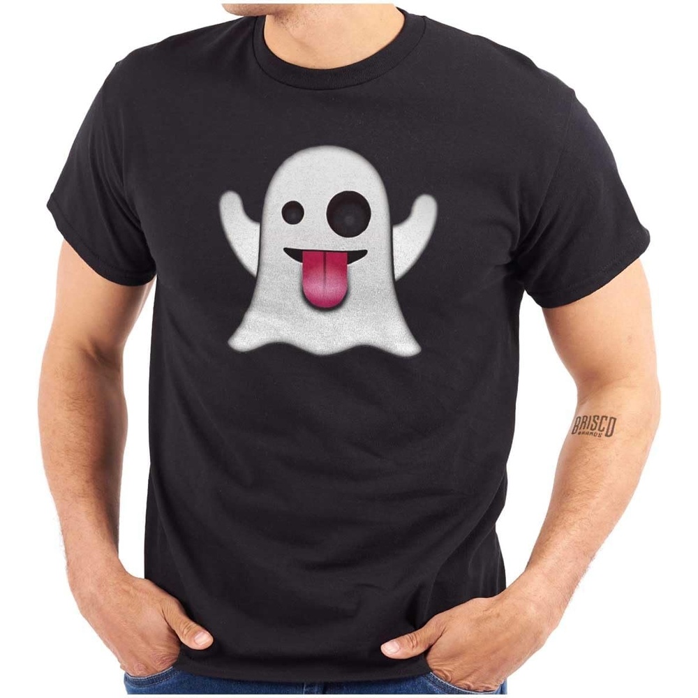 image:image100 Points Perfect Score Text Icon Graphic T Shirt Men or WomenGhost Emoticon  Black