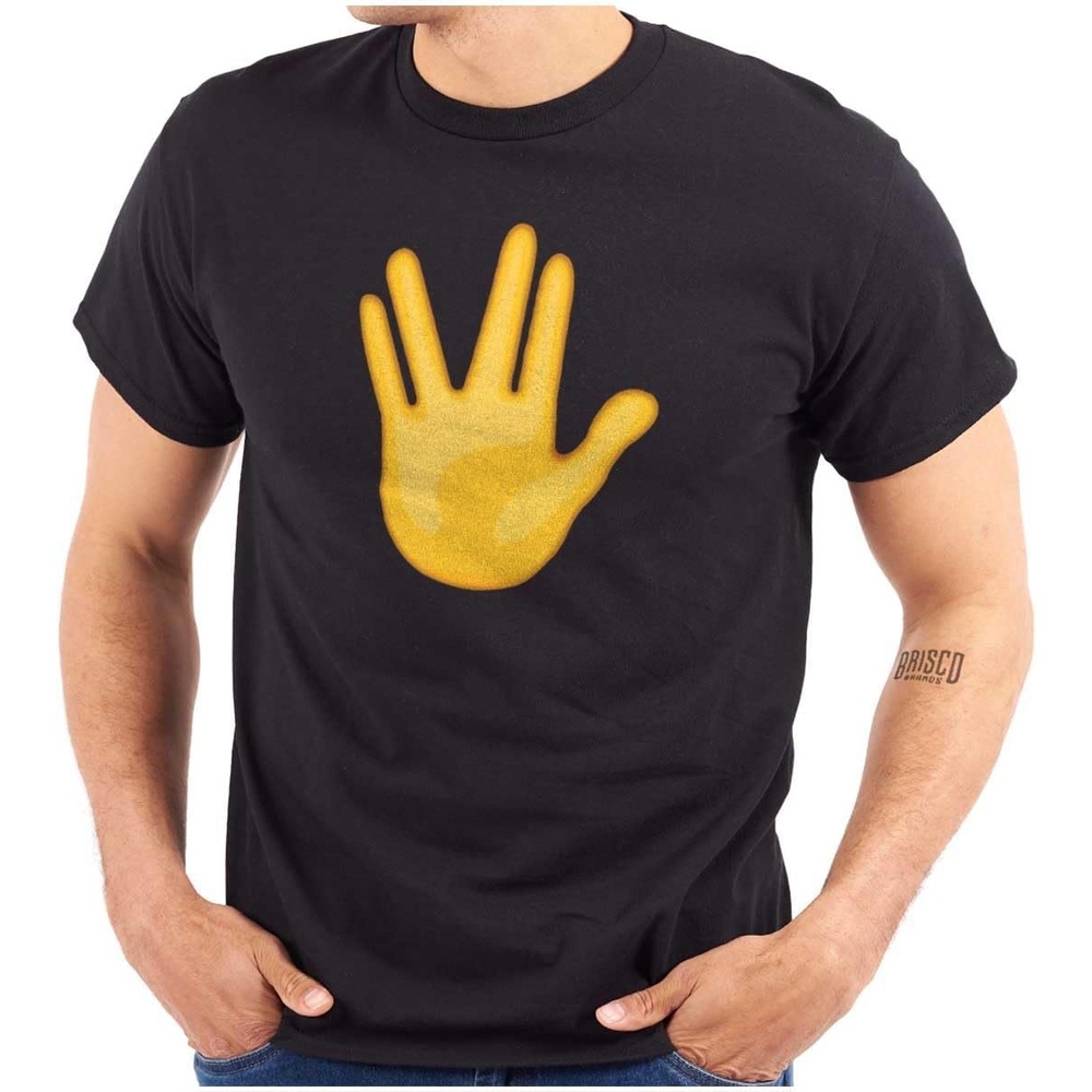 image:image100 Points Perfect Score Text Icon Graphic T Shirt Men or WomenScifi Hand Emoticon Black