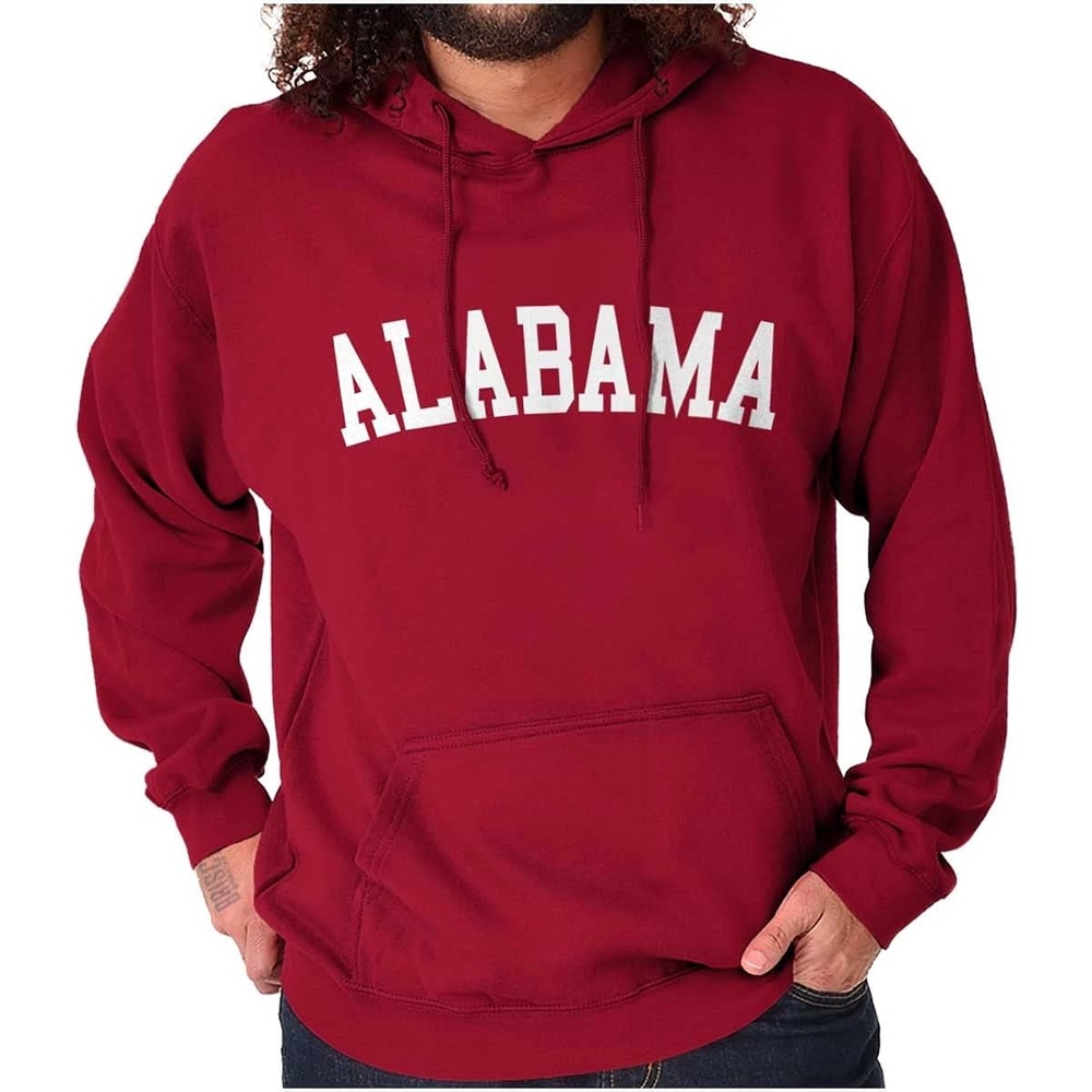 image:imageAlabama Simple Traditional Classic Hoodie Sweatshirt Women MenCardinal Red