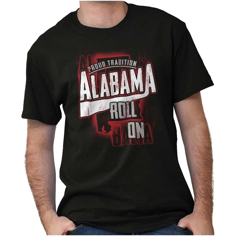 image:imageBrisco Brands Alabama Tradition Distressed Athletic Graphic T Shirt Men or WomenBlack