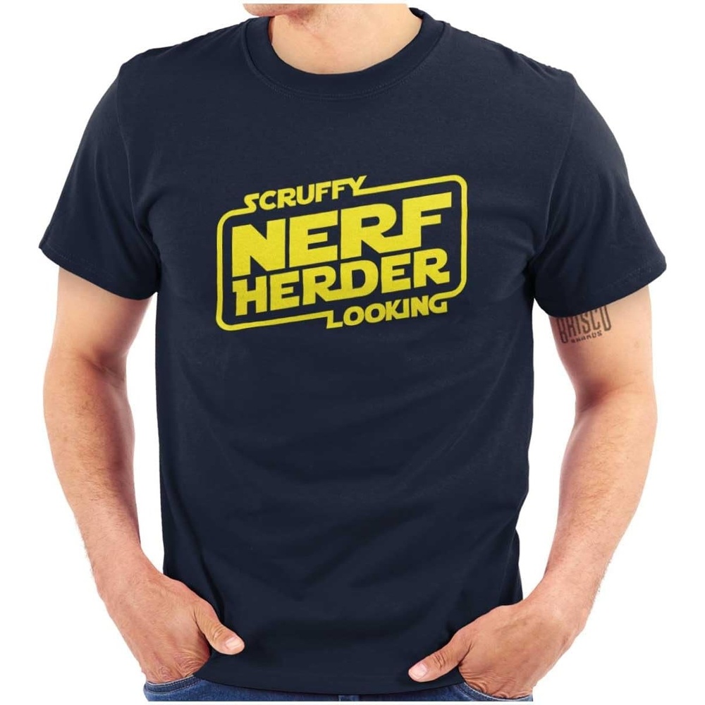 image:imageBrisco Brands Scruffy Looking Herder Insult Galaxy Graphic T Shirt Men or WomenNavy