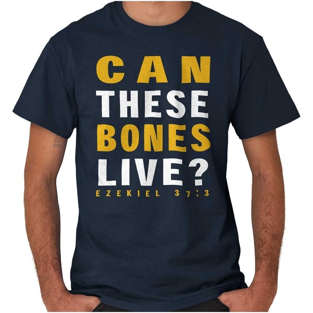 image:imageCan These Bones Live Ezekiel 373 Graphic T Shirt Men or WomenNavy