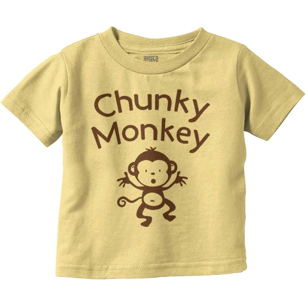 image:imageChunky Monkey Adorable Animal Babies Toddler Boy Girl T ShirtButter