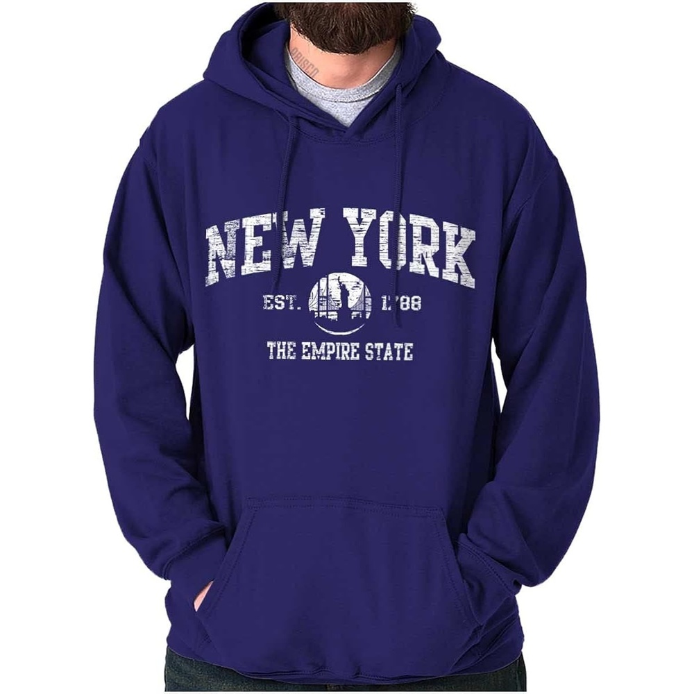 image:imageClassic Teaze New York NYC Empire Statue of Liberty Hoodie Sweatshirt Women MenPurple
