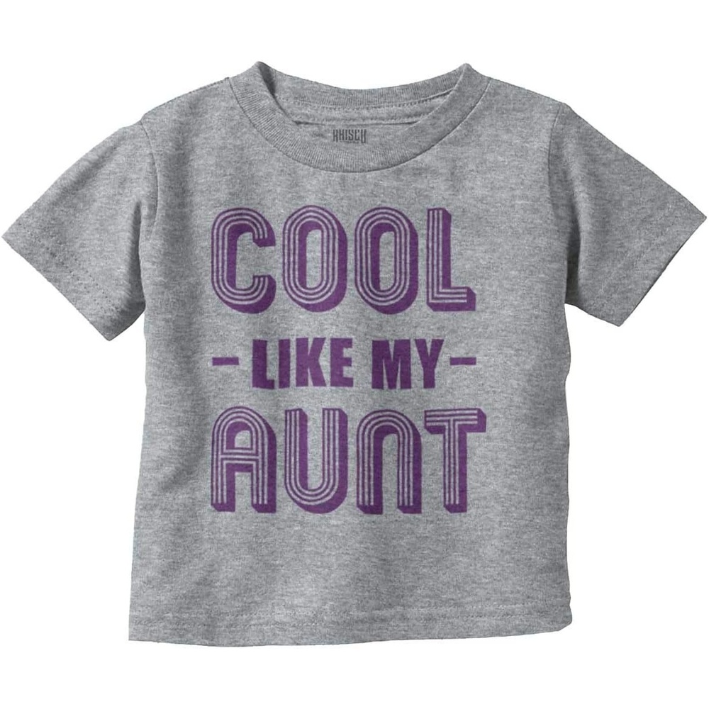 image:imageCool Aunts Funny Cute Nieces Nephews Toddler Boy Girl T ShirtHeather