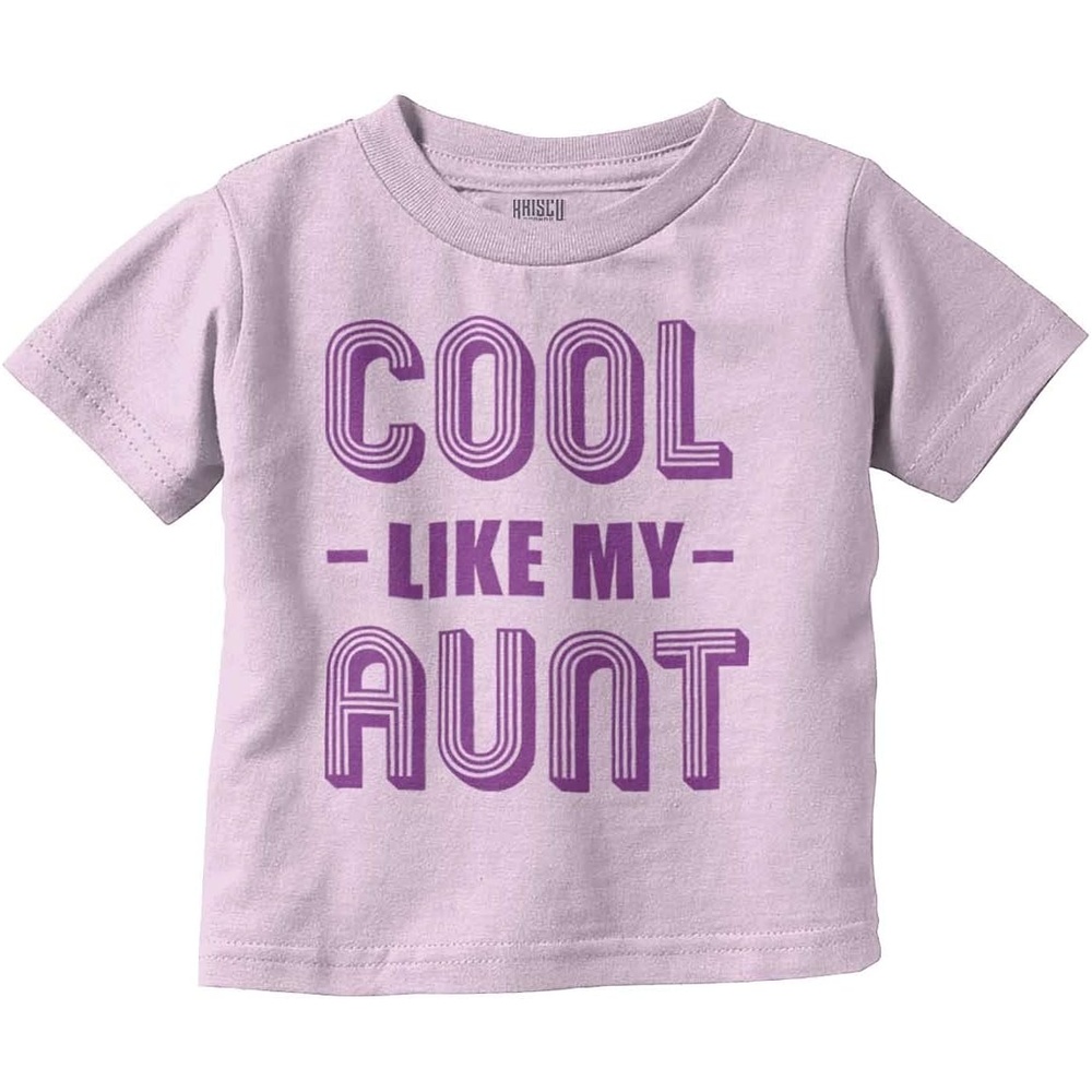 image:imageCool Aunts Funny Cute Nieces Nephews Toddler Boy Girl T ShirtPink