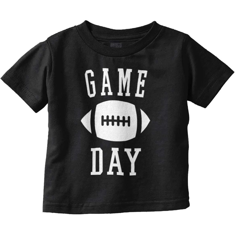 image:imageFootball Sunday Game Day Athletic Toddler Boy Girl T ShirtBlack