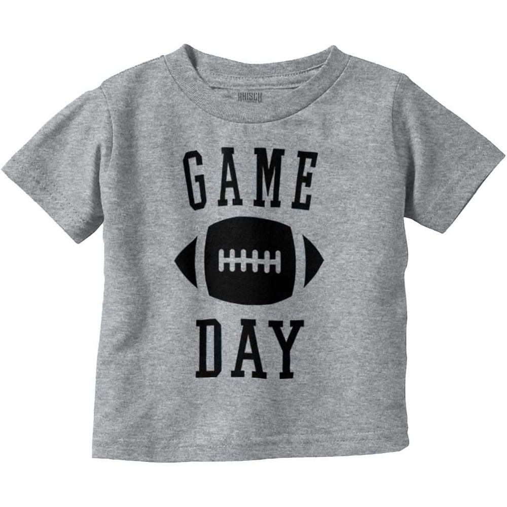 image:imageFootball Sunday Game Day Athletic Toddler Boy Girl T ShirtHeather
