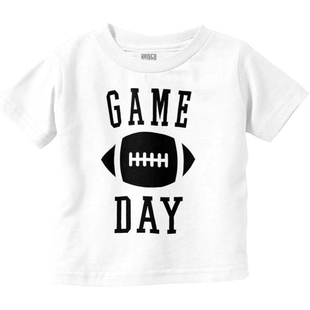 image:imageFootball Sunday Game Day Athletic Toddler Boy Girl T ShirtWhite