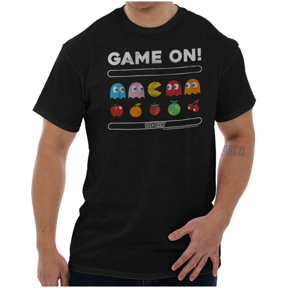image:imageGame On Vintage 80s Pacman Gamer Graphic T Shirt Men or WomenBlack