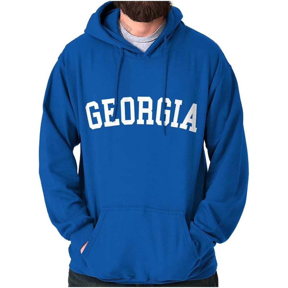 image:imageGeorgia Simple Traditional Classic Hoodie Sweatshirt Women MenRoyal