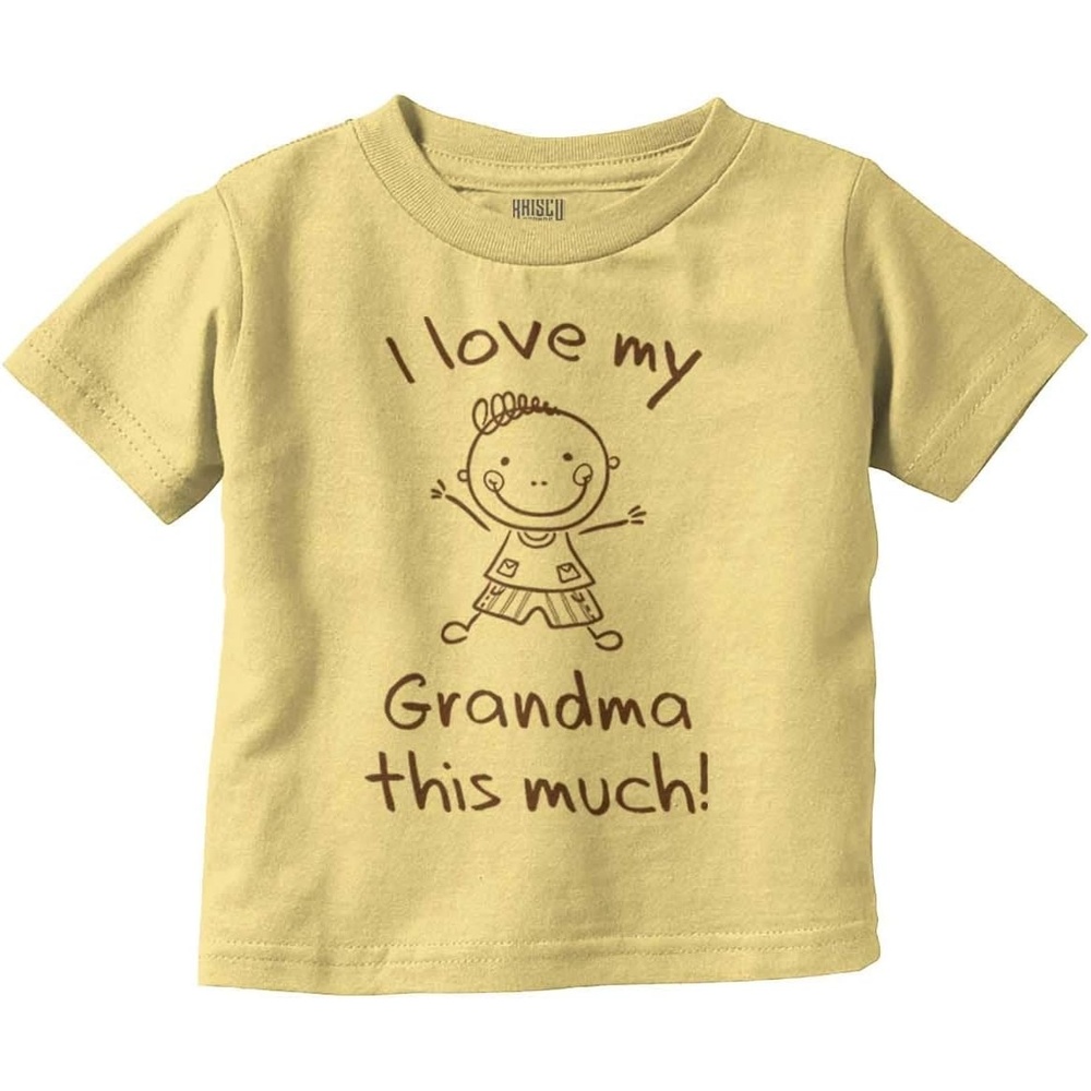 image:imageI Love My Grandma This Much Cute Toddler Boy Girl T ShirtButter
