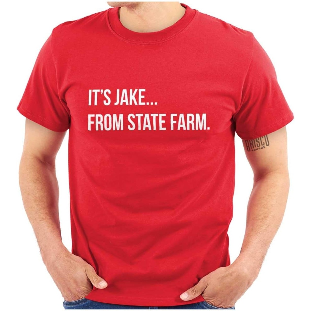 image:imageIts Jake Funny Pop Culture Quote Graphic T Shirt Men or WomenRed