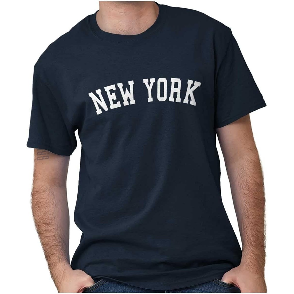 image:imageNew York Simple Traditional Classic Graphic T Shirt Men or WomenNavy