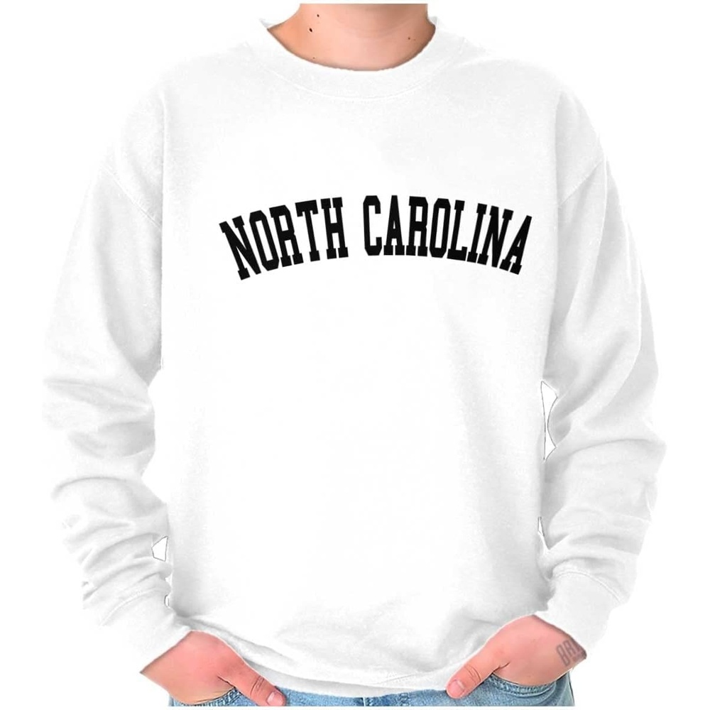 image:imageNorth Carolina Classic Souvenir Sweatshirt for Men or WomenWhite