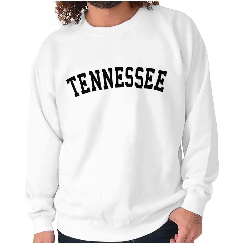 image:imageTennessee Simple Traditional Classic Sweatshirt for Men or WomenWhite