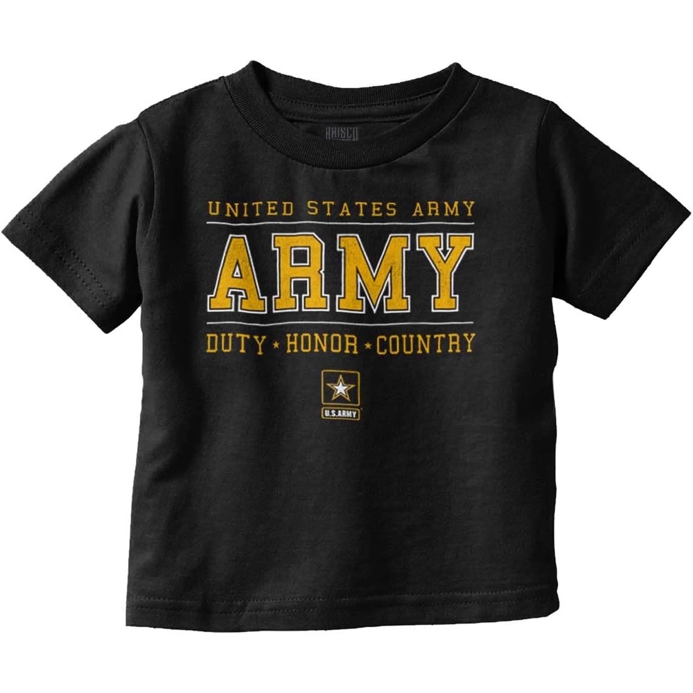 image:imageUS Army Soldiers Duty Honor USA Toddler Boy Girl T ShirtBlack