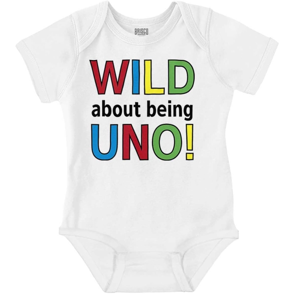 image:imageWild About Turning Uno First Birthday Toddler Boy Girl T ShirtWhite