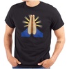 Praying Emoticon - Black