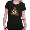 Poop Emoticon - Black