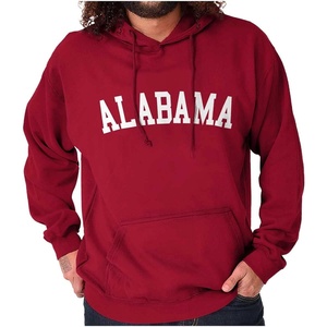 Alabama Simple Traditional Classic Hoodie Sweatshirt Women Men(Cardinal Red)