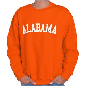 Alabama Simple Traditional Classic Sweatshirt for Men or Women(Orange)