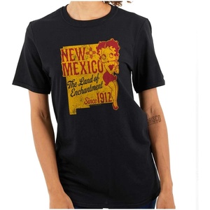 Betty Boop Cartoon American States Womens Graphic T Shirt Tees(New Mexico)