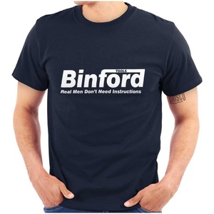 Binford Tools Real Men No Instruction Graphic T Shirt Men or Women(Navy)