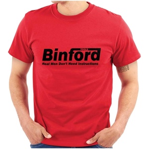 Binford Tools Real Men No Instruction Graphic T Shirt Men or Women(Red)