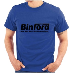 Binford Tools Real Men No Instruction Graphic T Shirt Men or Women(Royal)